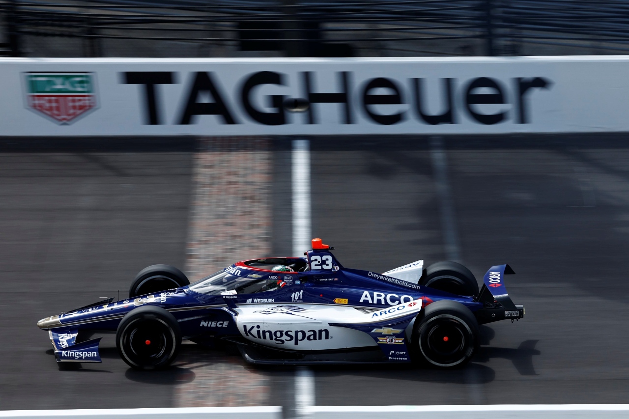 インディ500オープンテストが実施、2日間の全体ベストはルーキーのカイオ・コレットに。33台が4697周を走行