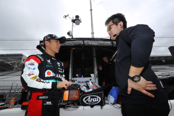 佐藤琢磨、インディ500テストで初日3番手の快調「集団のなかでも安定」と進歩を実感、コースでキツネとニアミスも