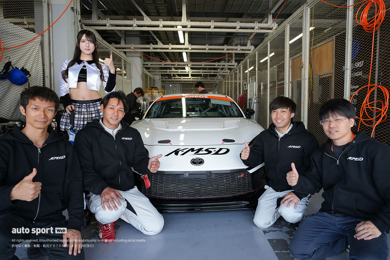 今井慎吾、大原佳祐、久米田昴、梅原拓臣、白田あんさん（K・M・S・D GR86）