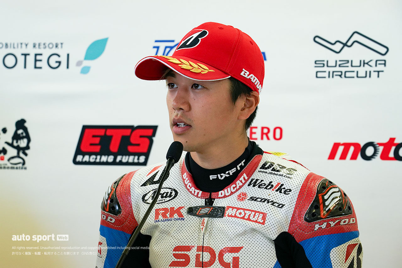 水野涼、背後に迫る中須賀の「プレッシャーを感じながらのレース」を逃げ切って開幕3連勝／全日本ロード第2戦SUGO JSB1000