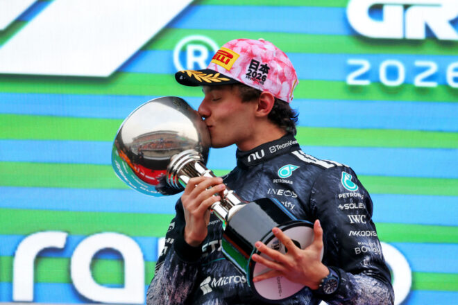 日本GP後の長期中断を惜しむメルセデス勢。「毎週でもレースをしたかった」とラッセル