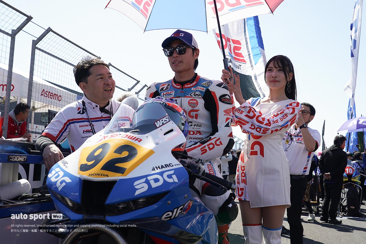 國井勇輝がホンダHRCに呼ばれたワケ。開発続くファクトリーマシンでのSBK代役参戦は「速く走ることができればチャンスになる」／第4戦ハンガリー
