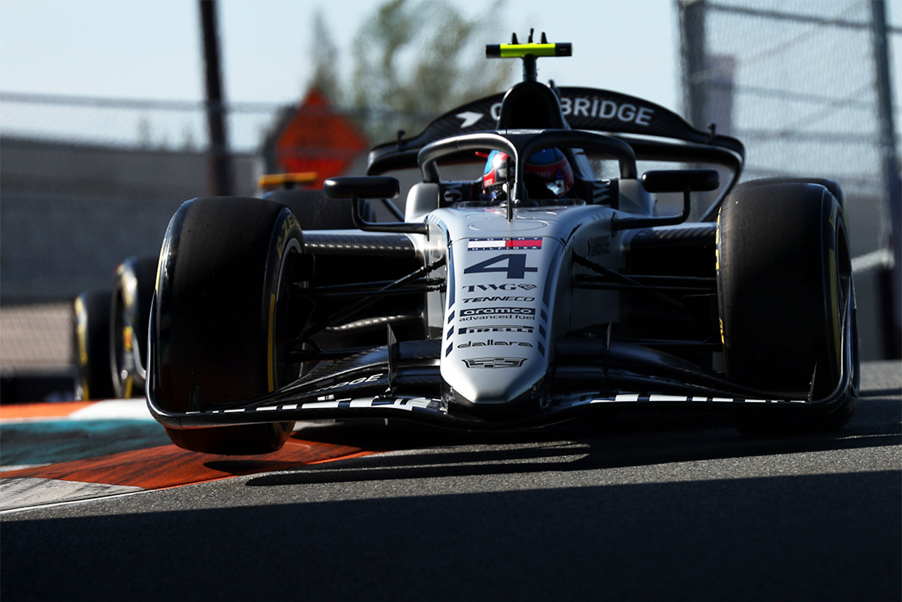 2026年FIA F2第2戦マイアミ コルトン・ハータ（ハイテック／キャデラックF1テストドライバー）