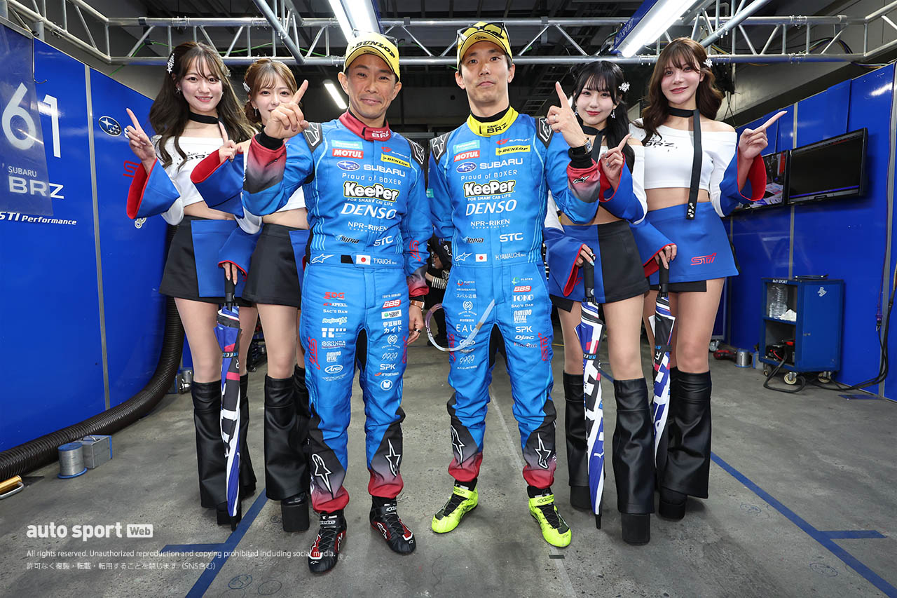 スバルBRZの6気筒パワー炸裂 。山内がコースレコードでポール獲得記録を更新【GT300予選レポート】