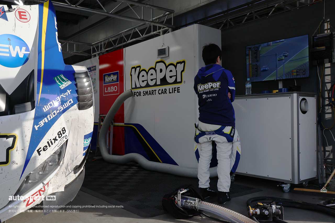 スーパーGT第2戦富士スピードウェイ決勝　小林利徠斗（KeePer CERUMO GR Supra）