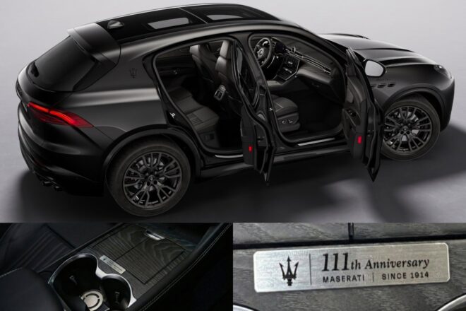 マセラティ、主力SUV『グレカーレ』に創業111周年記念の日本限定車“ネロ・インフィニート”を設定