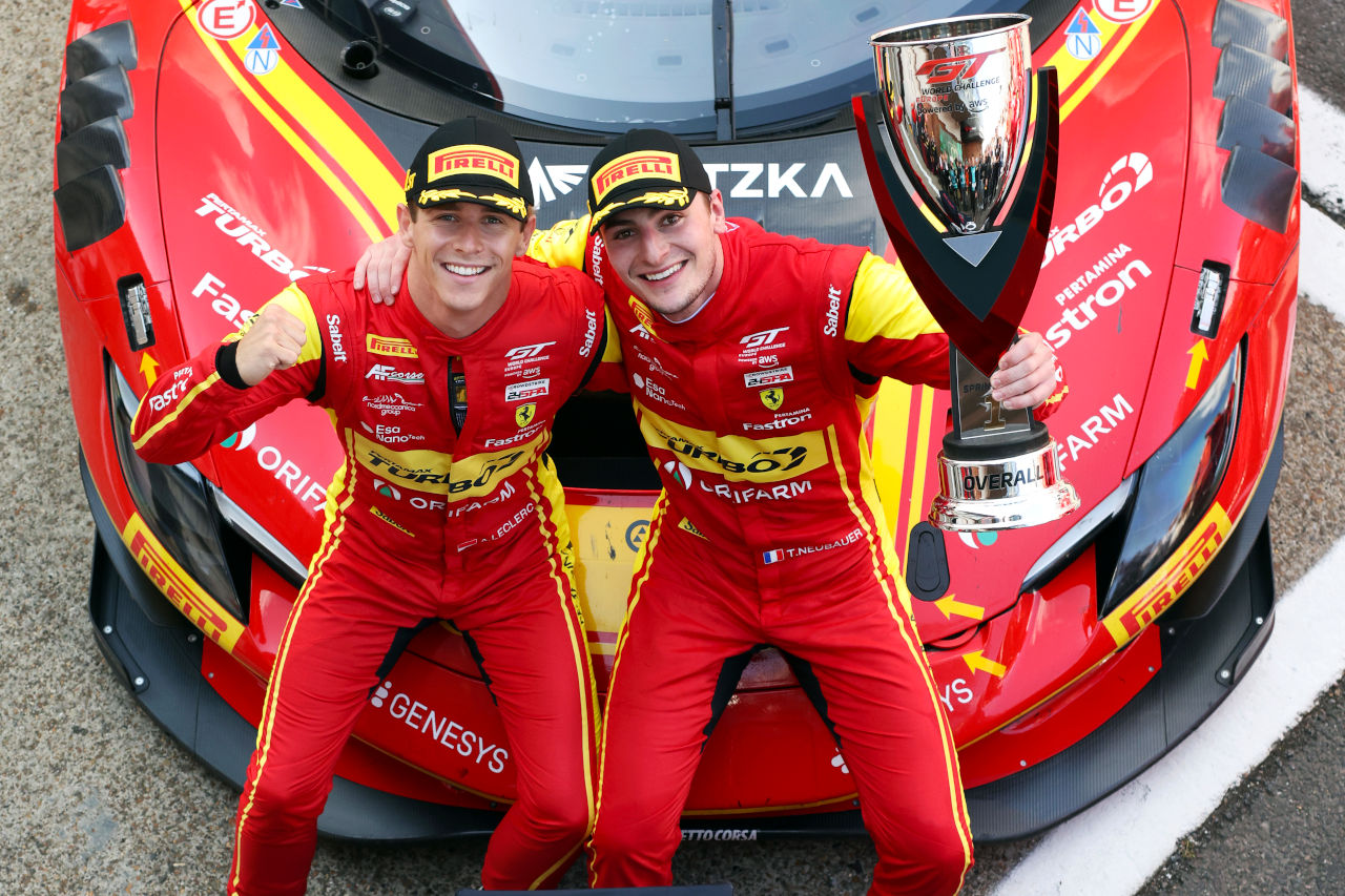 フェルスタッペン・レーシングの降格でフェラーリ駆るルクレール弟が初優勝／GTWCヨーロッパ第2戦ブランズハッチ