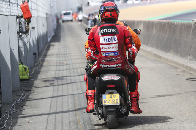 転倒を喫したマルク・マルケス（ドゥカティ・レノボ・チーム）／2026MotoGP第5戦フランスGP