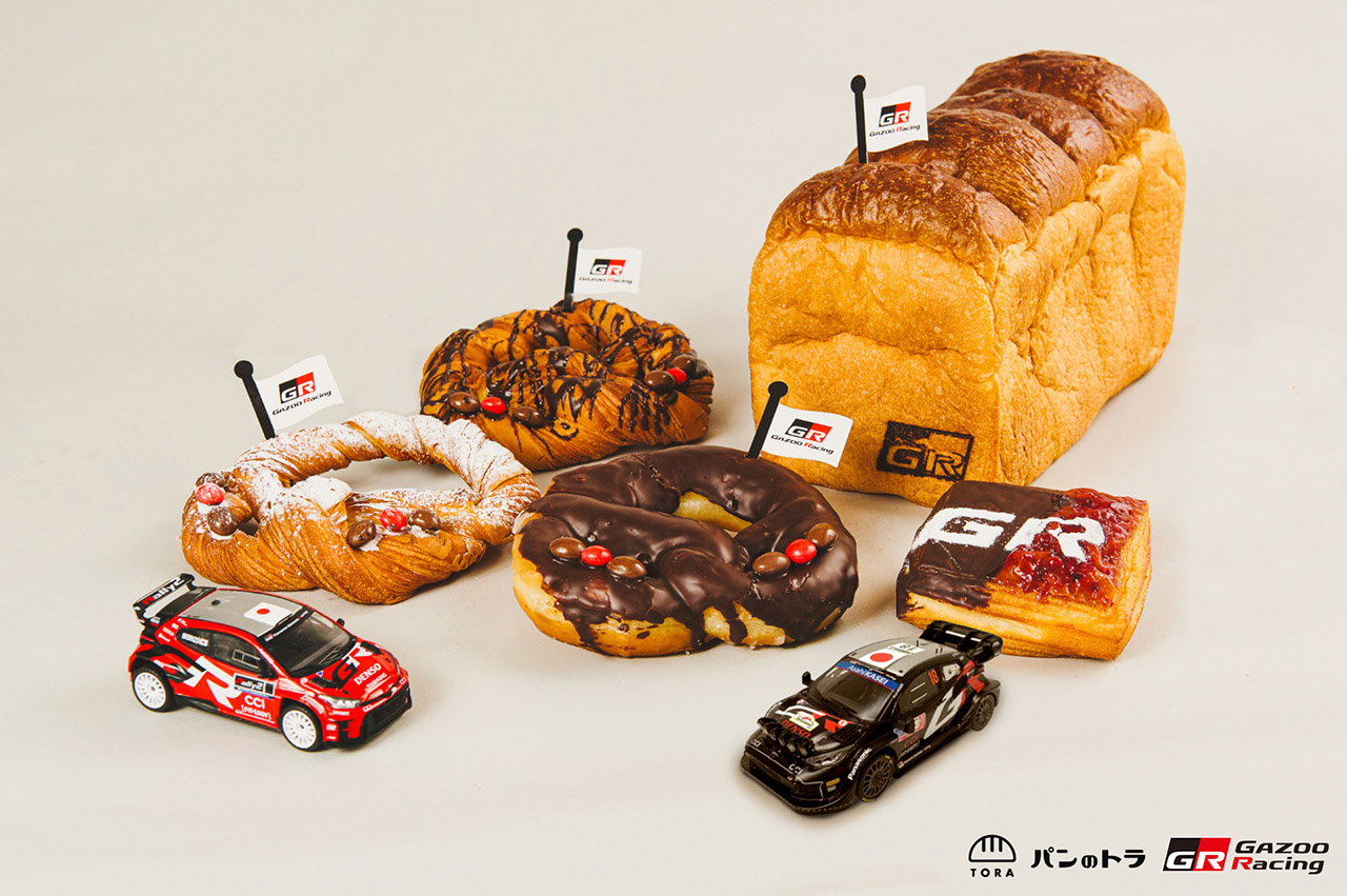 GAZOO Racing、ラリージャパンで販売の勝田優勝記念グッズを発表。『ぴよりん』や『パンのトラ』とキュートなコラボも