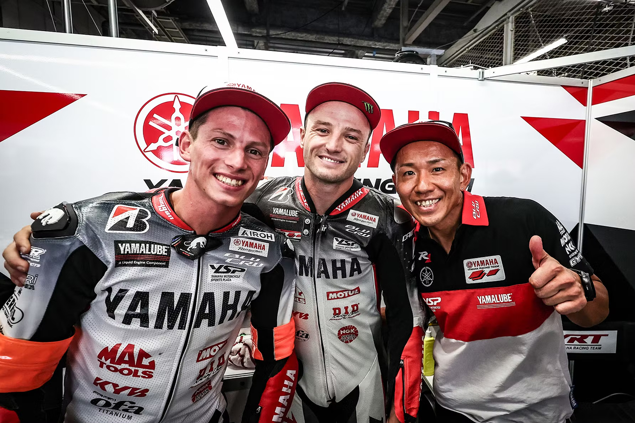 2025年鈴鹿8耐を戦ったアンドレア・ロカテッリ／ジャック・ミラー／中須賀克行（YAMAHA RACING TEAM）