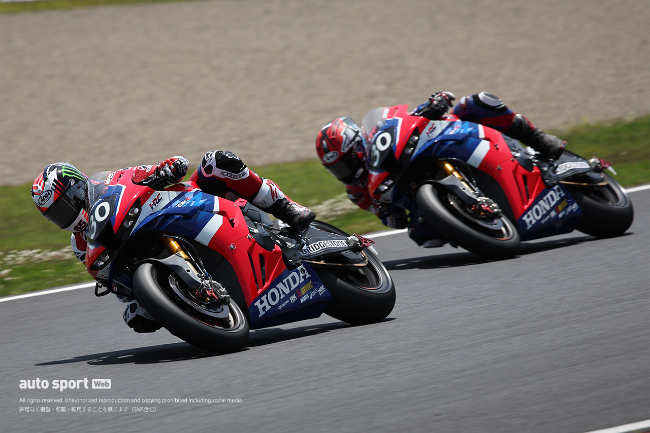 Honda HRC（高橋巧／ジョナサン・レイ）のランデブー走行／2026鈴鹿8時間耐久ロードレース 特別スポーツ走行