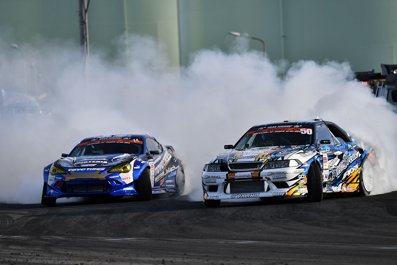 スカイエキスポ特設コースでの開幕戦は横井が3年ぶりの優勝。第2戦は王者藤野が制す／D1GP愛知