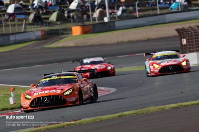 スーパーGT第2戦富士に急遽参戦の小林可夢偉、関係深い初音ミクAMGとのバトルに「楽しかったです」。チームに多くのことをもたらす