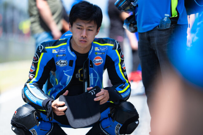 小椋藍、クラッシュの影響残るもスプリント入賞「後方からのスタートではこれが精一杯」／第6戦カタルーニャGP