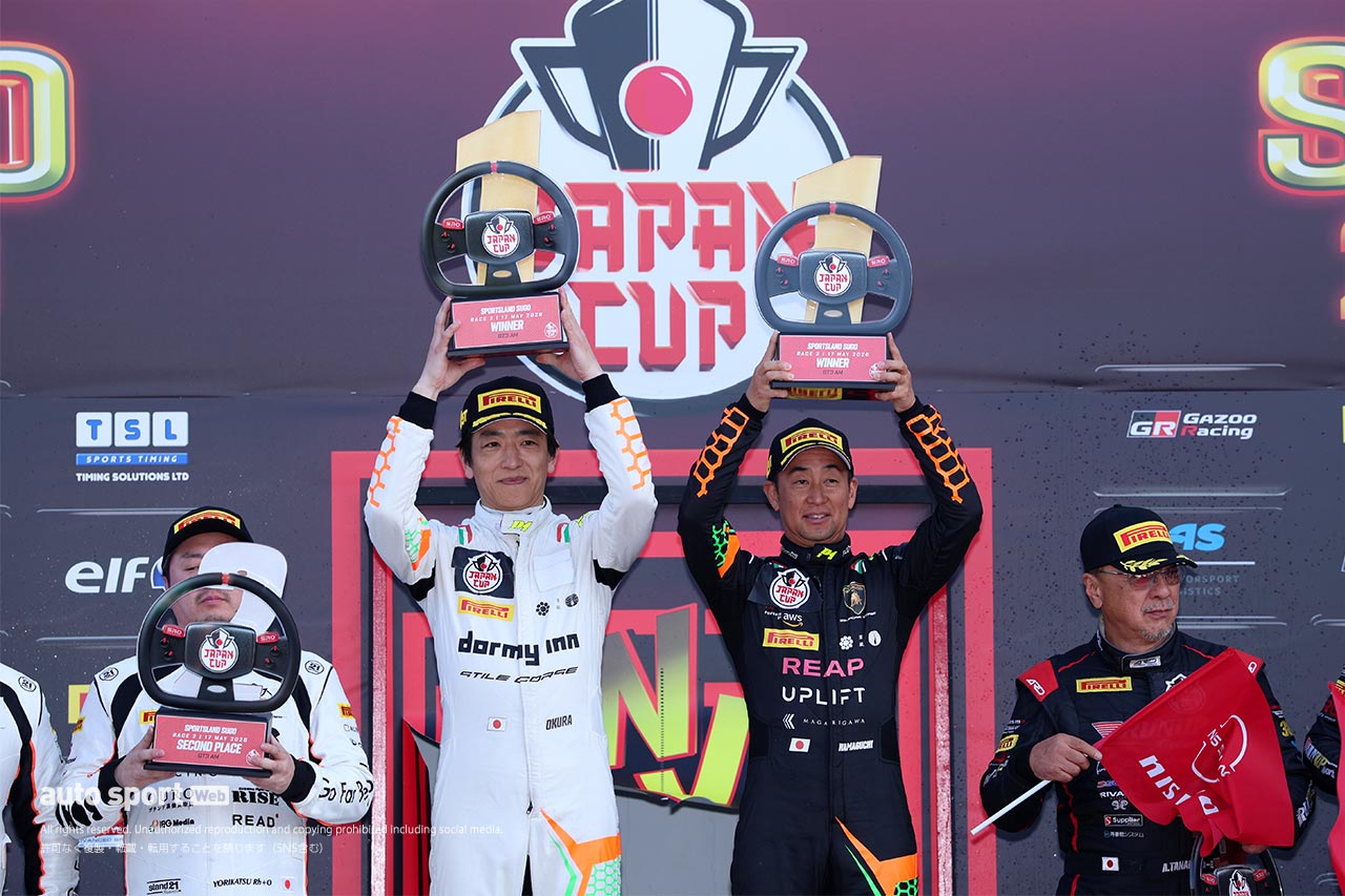 SROジャパンカップ2026年第1ラウンドSUGOはHitotsuyama with CORNES RACINGとBINGO RACING with LM corsaが優勝を飾る