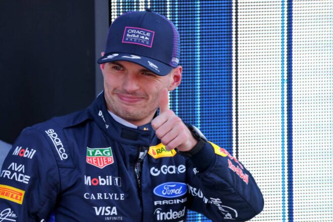 2026年F1第4戦マイアミGP予選で2番手となったマックス・フェルスタッペン（レッドブル）