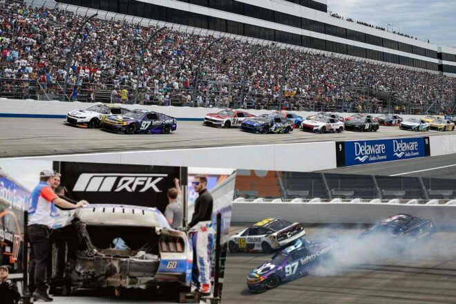 トヨタ陣営が完全制覇。デニー・ハムリンがポール・トゥ・ウインで自身2度目の祭典勝利／NASCARオールスター