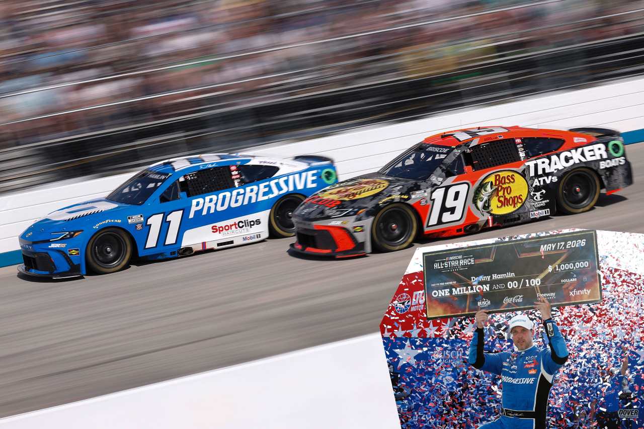 トヨタ陣営が完全制覇。デニー・ハムリンがポール・トゥ・ウインで自身2度目の祭典勝利／NASCARオールスター