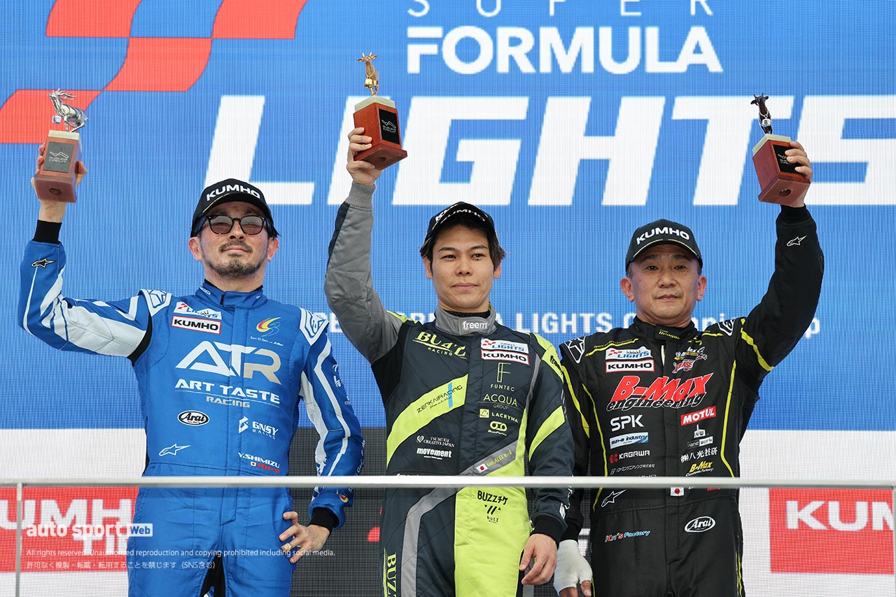 全日本スーパーフォーミュラ・ライツ選手権第7戦鈴鹿は梅垣清が逆転で初優勝を飾る