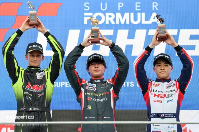 全日本スーパーフォーミュラ・ライツ選手権第7戦鈴鹿は梅垣清が逆転で初優勝を飾る
