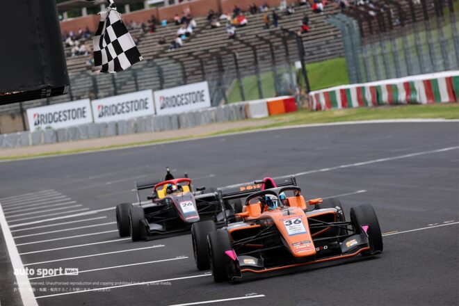 全日本スーパーフォーミュラ・ライツ選手権第8戦鈴鹿は梅垣清がポール・トゥ・ウイン。TOM’Sが表彰台独占
