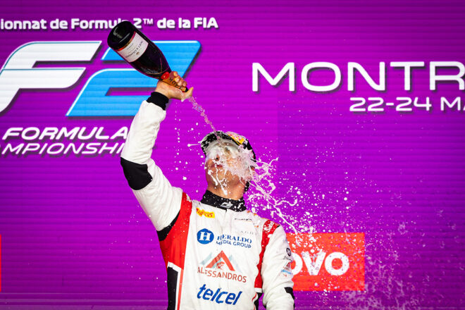 2026年FIA F2第3戦モントリオール　スプリントレースを制したノエル・レオン（カンポス・レーシング）
