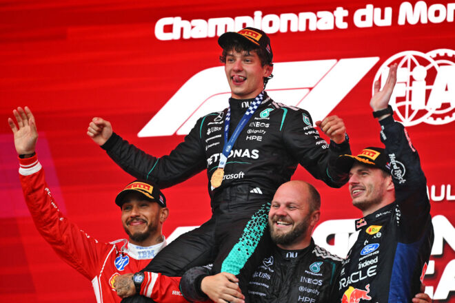 2026年F1第5戦カナダGP表彰式