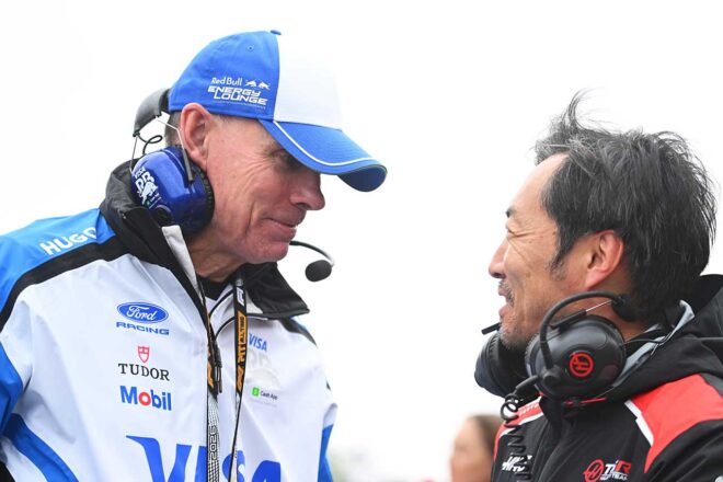 アラン・パーメイン代表（レーシングブルズ）＆小松礼雄代表（ハース）