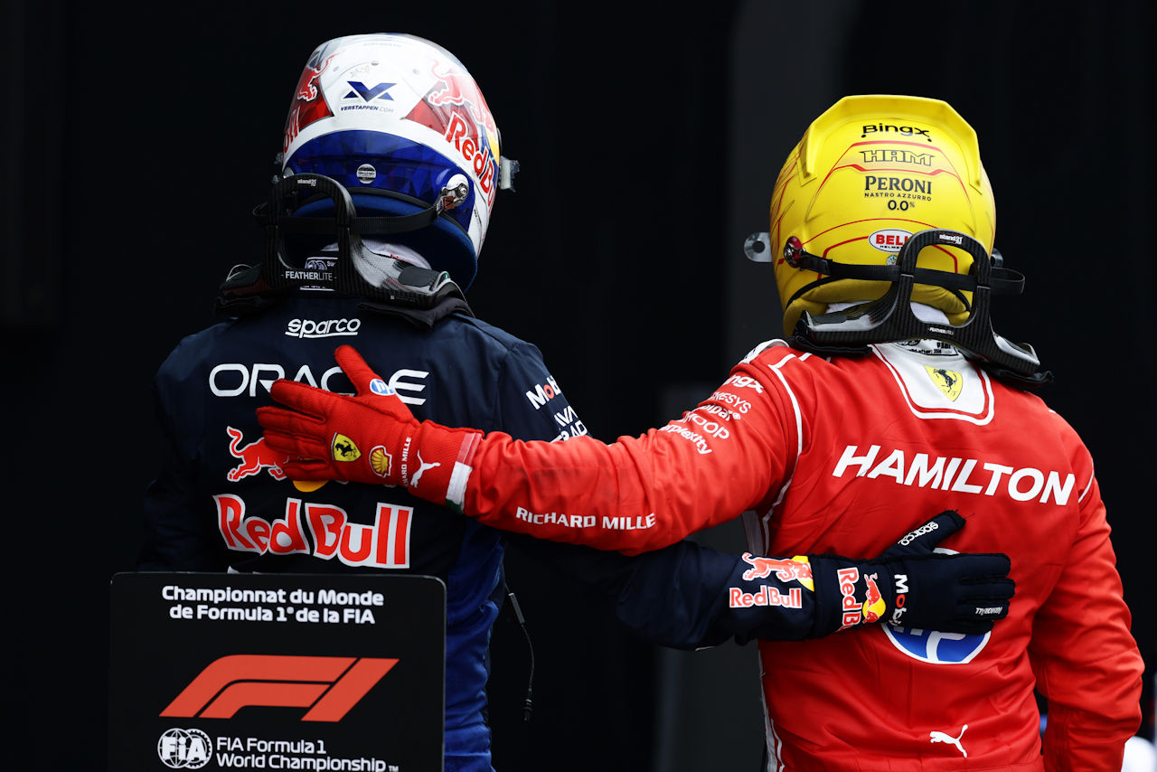 マックス・フェルスタッペン（レッドブル）とルイス・ハミルトン（フェラーリ）