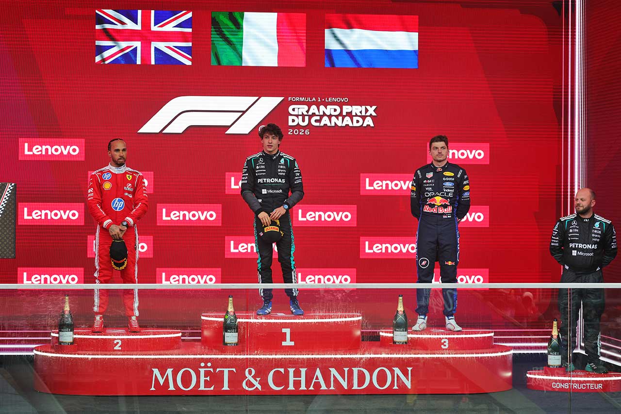 2026年F1第5戦カナダGP　表彰式