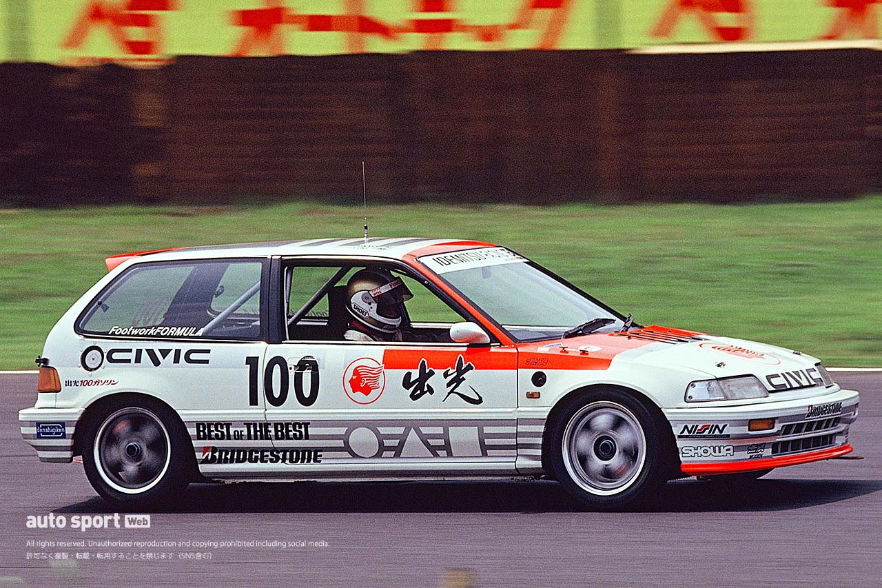『出光MOTIONシビック（JTC）』右京×村松。ふたりの若武者が駆ったハコ【忘れがたき銘車たち】