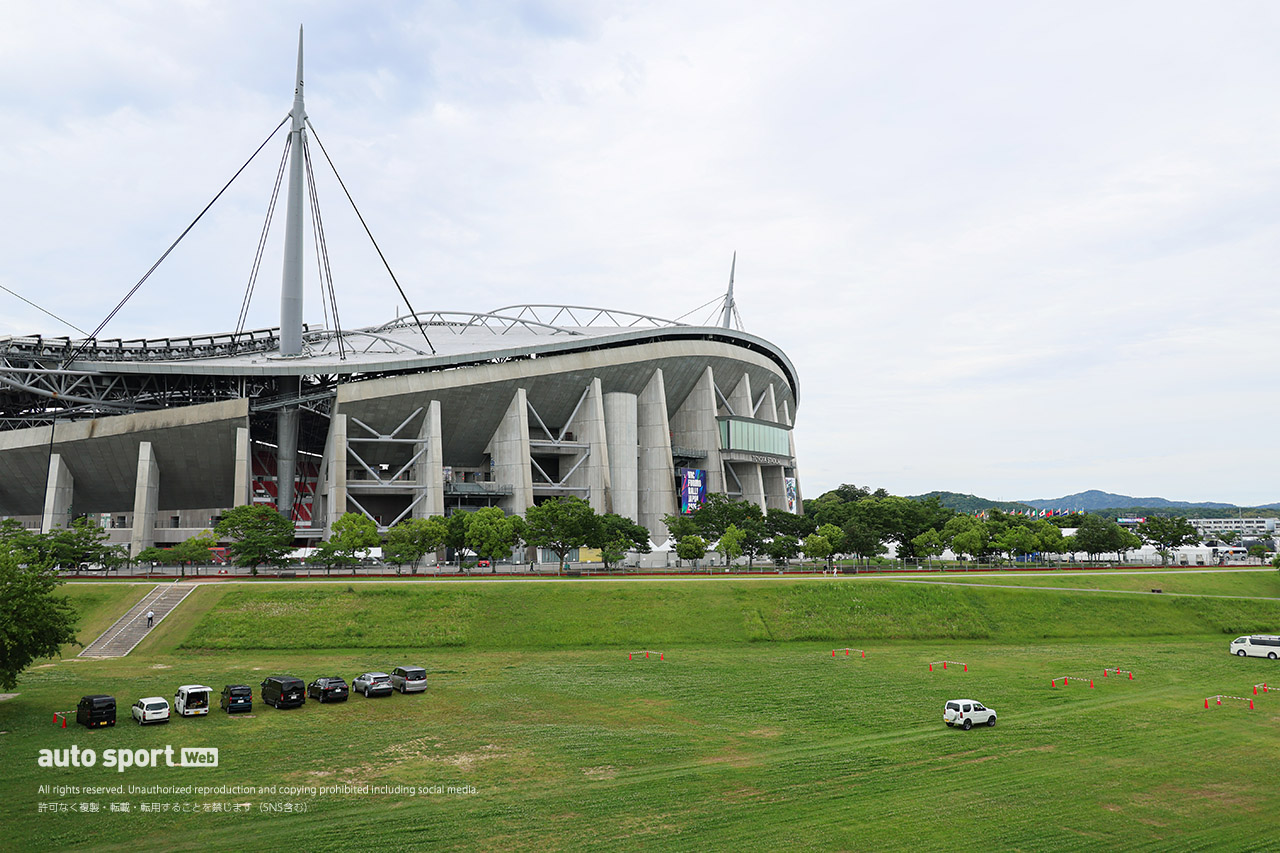 【写真日記】初夏のラリージャパンがやってきた。半年ぶり開幕間近、豊田スタジアム／サービスパークの様子