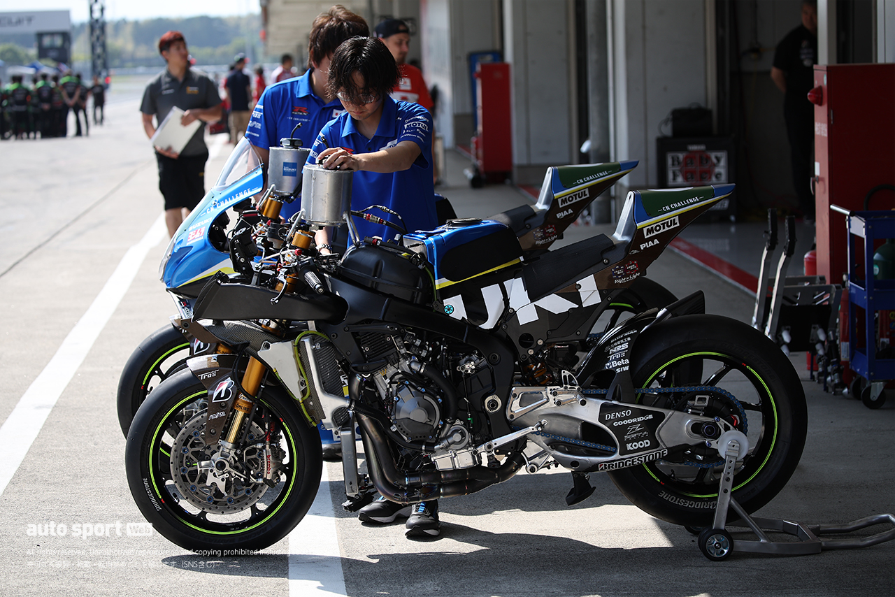 Team SUZUKI CN CHALLENGEのGSX-R1000R／鈴鹿8耐テスト