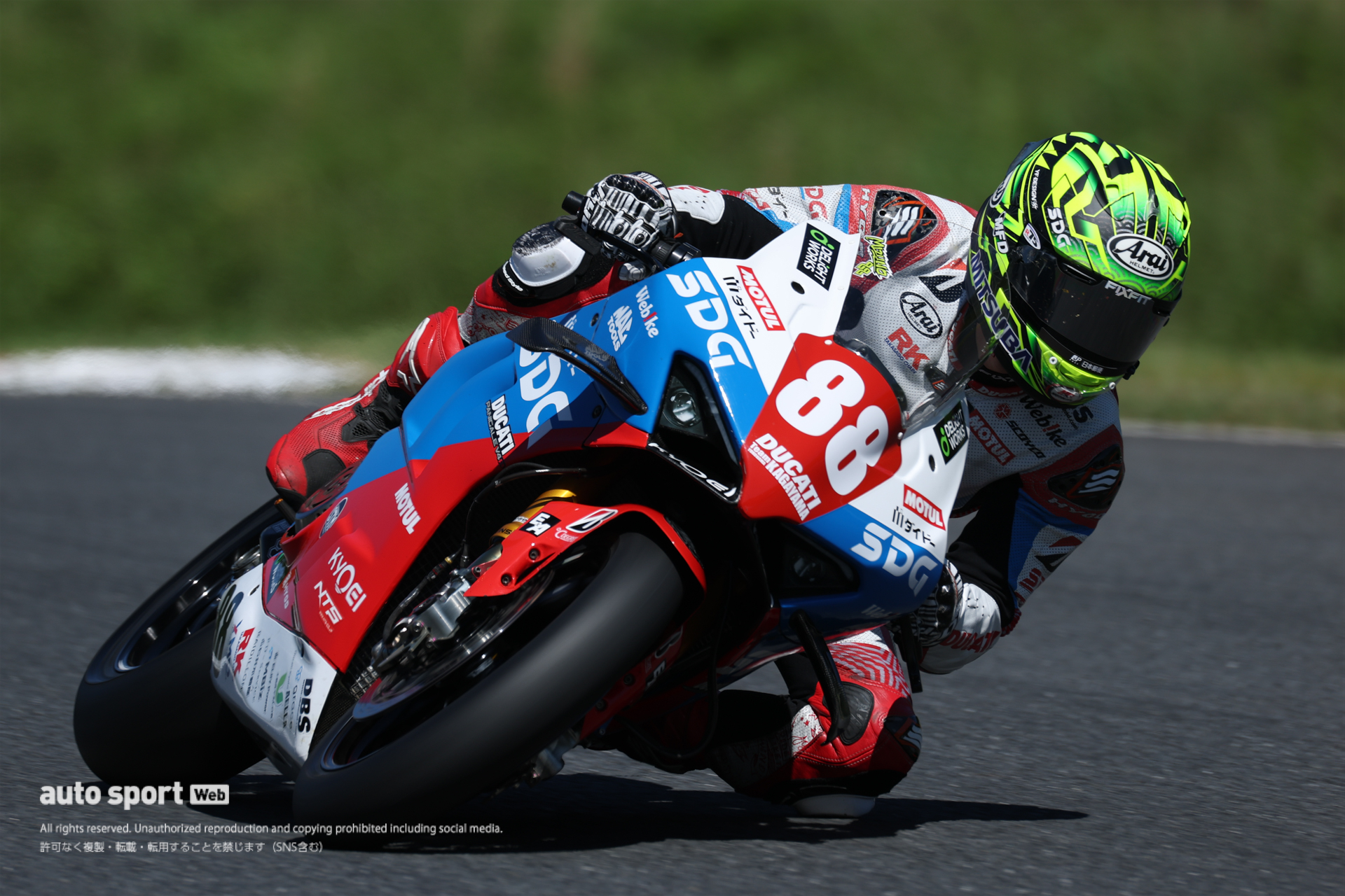 中須賀が最後の地元レースで1年ぶりのポールポジションを獲得／全日本ロード第3戦オートポリス JSB1000予選