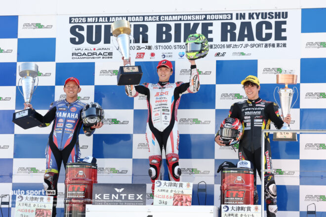 水野涼が開幕4連勝を達成。地元レースの中須賀は2位／全日本ロード第3戦オートポリス JSB1000レース1