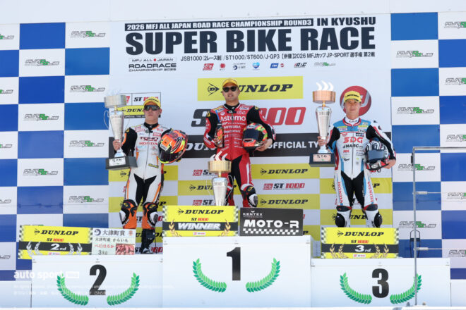 羽田が國峰とのバトルを0.093秒差で制し開幕2連勝／2026全日本ロード第3戦ST1000 決勝