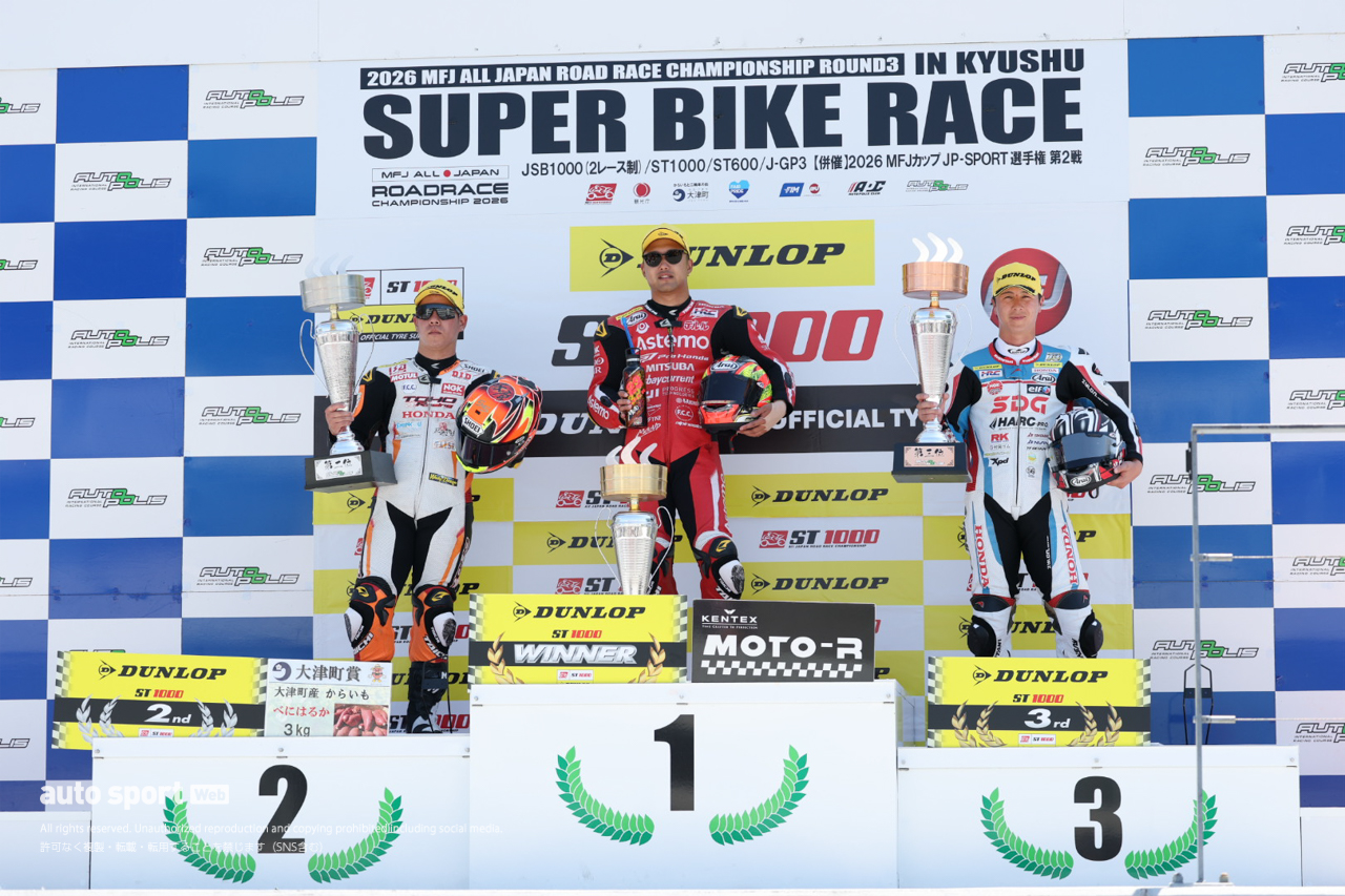 羽田が國峰とのバトルを0.093秒差で制し開幕2連勝／2026全日本ロード第3戦ST1000 決勝