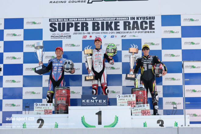 水野涼が開幕から無傷の5連勝。三つ巴の2位争いは中須賀が制す／全日本ロード第3戦オートポリス JSB1000レース2