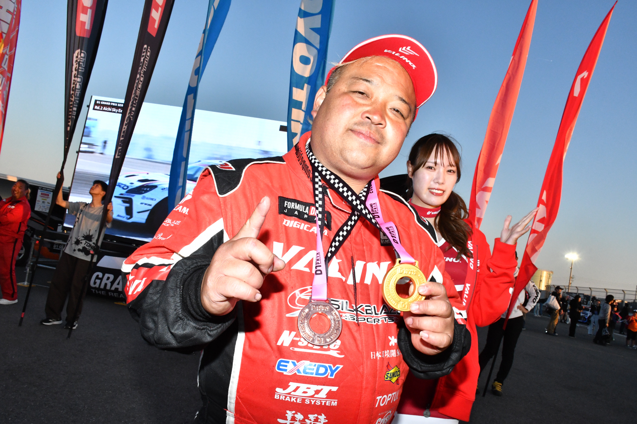 土屋圭市も驚く！DOSSの精度の高さ。D1GP愛知で中村直樹が披露した単走99.5点と100点オーバーの違い
