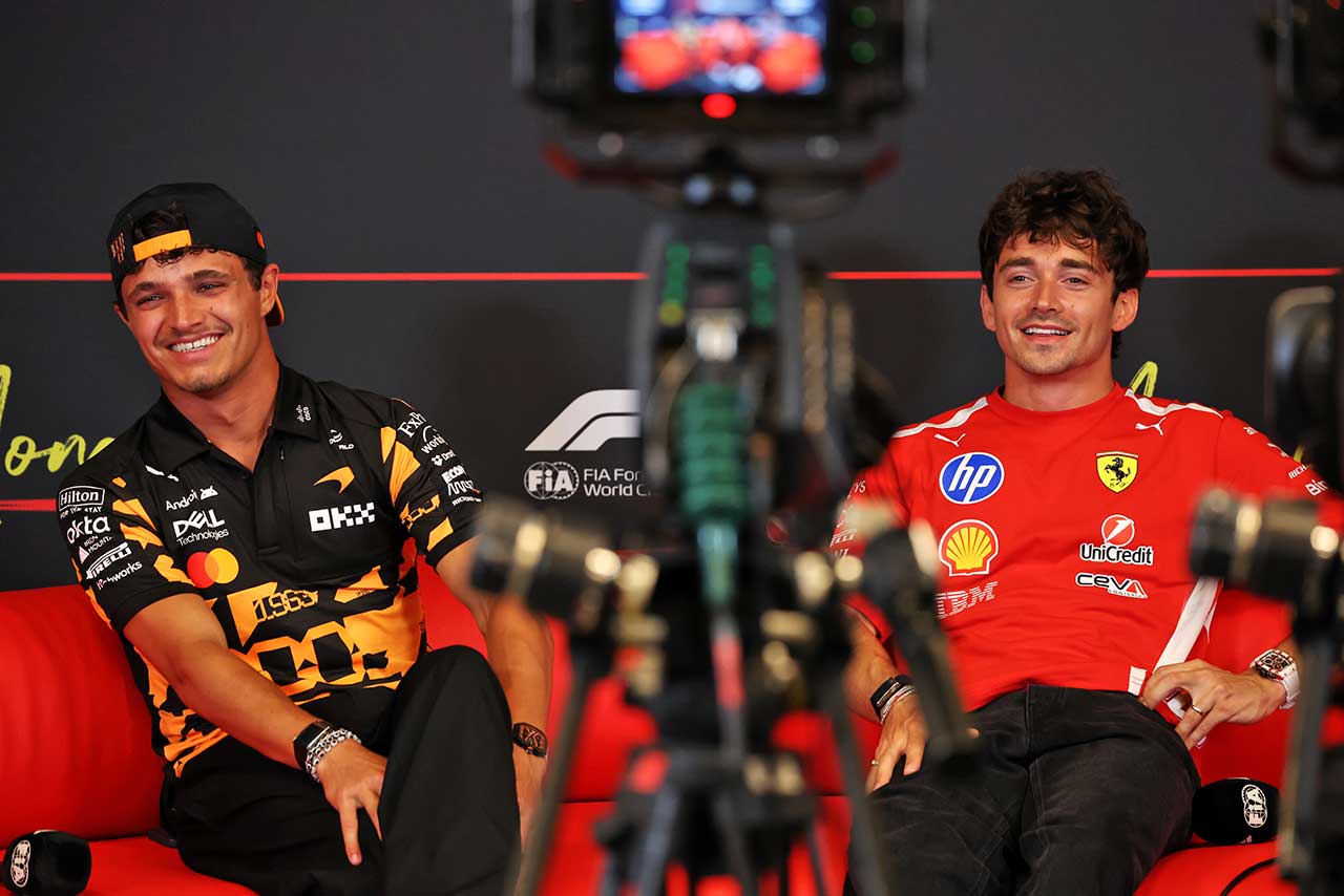 ランド・ノリス（マクラーレン）＆シャルル・ルクレール（フェラーリ）