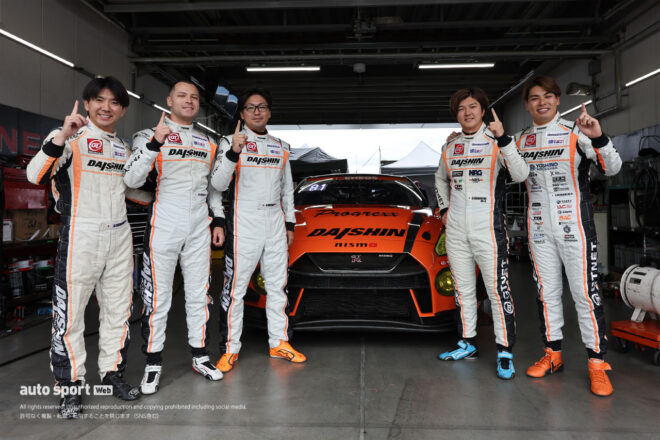 DAISHIN GT-R GT3（徳升広平／木村偉織／大八木龍一郎／坂口夏月／藤波清斗）