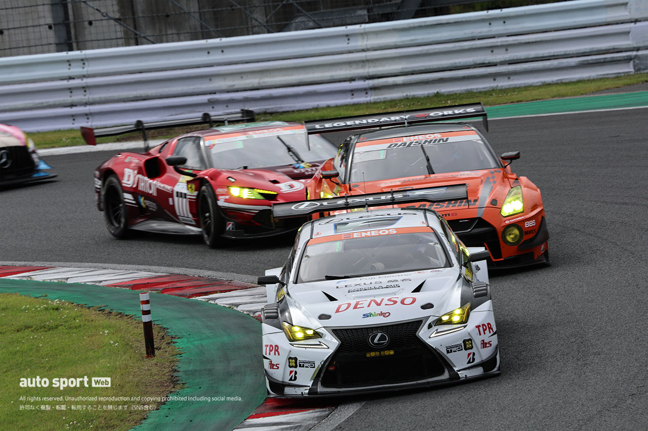 DENSO LEXUS RC F GT3、DAISHIN GT-R GT3、D’station Ferrari 296 GT3