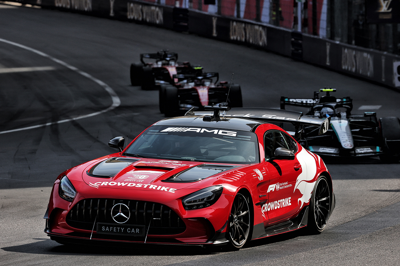 2026年F1第6戦モナコGP　ランス・ストロール（アストンマーティン）のクラッシュで最初のセーフティカー導入に
