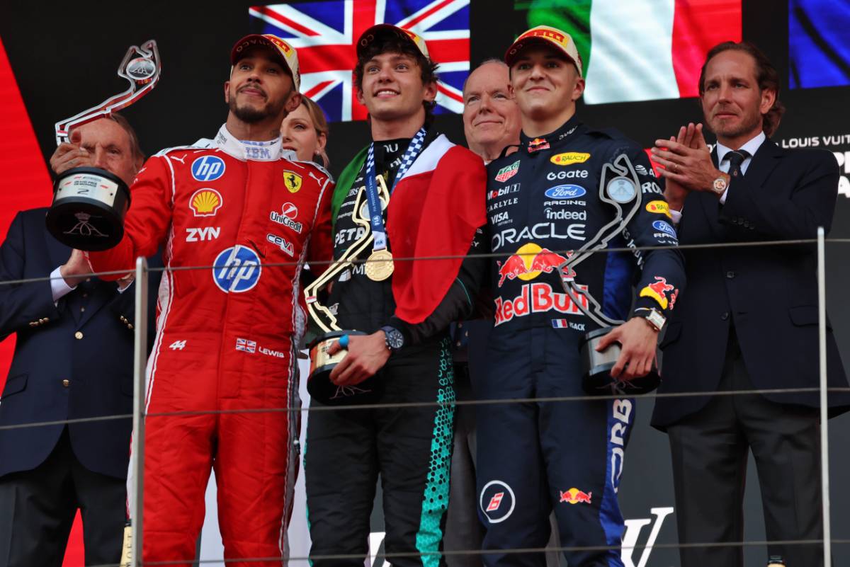 2026年F1第6戦モナコGP　表彰式