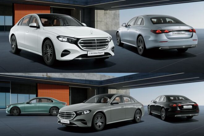 メルセデス・ベンツ『E300』に初の左ハンドル仕様を設定した限定車“Edition Elegance”を導入