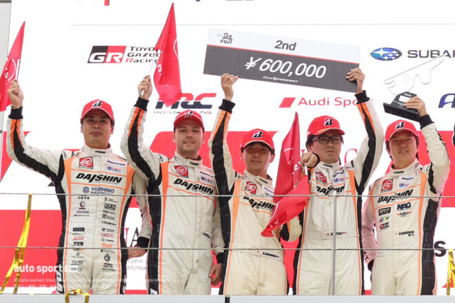 藤波清斗／木村偉織／徳升広平／大八木龍一郎／坂口夏月（DAISHIN GT-R GT3）