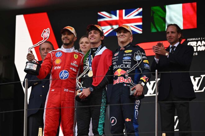 2026年F1第6戦モナコGP　表彰式