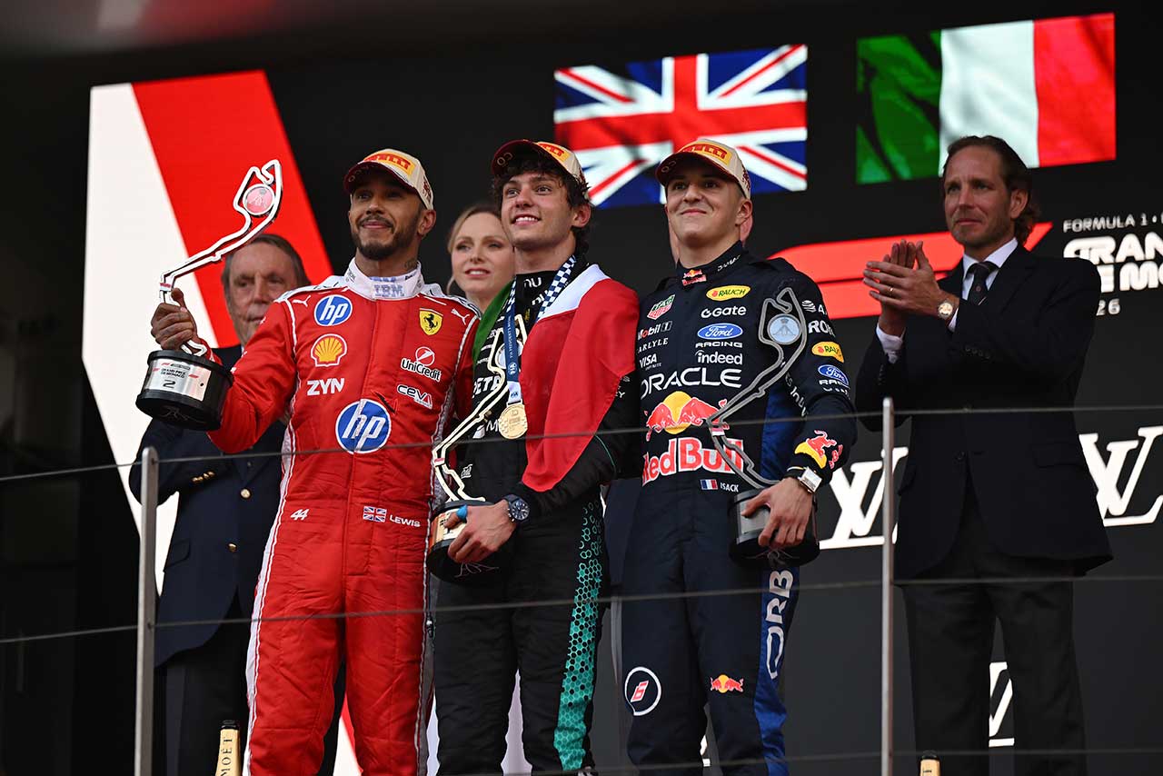 2026年F1第6戦モナコGP　表彰式