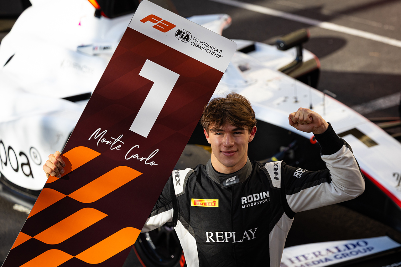2026年FIA F3第2戦モンテカルロ　フィーチャーレースを制したブランド・バドエル（ロダン・モータースポーツ）