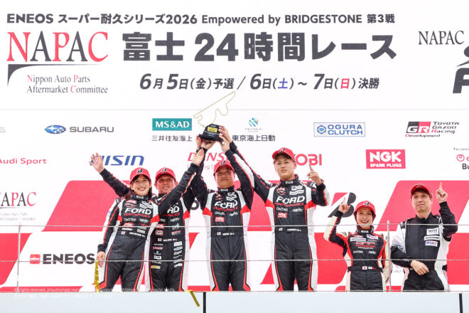 フォード・マスタングが初のS耐富士24時間を完走。“お昼寝作戦”から気合いの復活、BRP奥村代表「デフは砕け散る寸前」